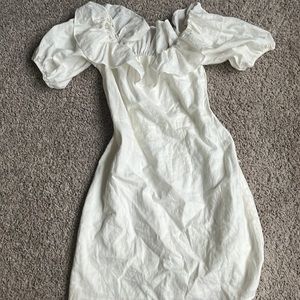 White h&m dress
